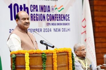 Lok Sabha Speaker Shri Om Birla addressing the Plenary Session of the 10th Commonwealth Parliamentary Association (CPA) India Region
